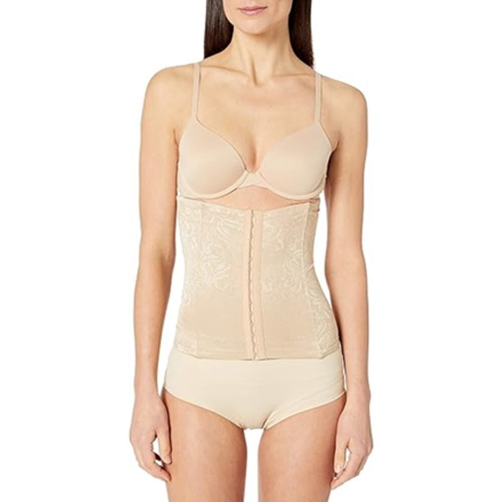 Maidenform Ultimate Slimmer Waist Nipper Body Beige Size 10